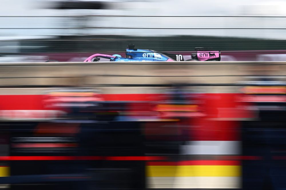 Pierre Gasly à bord de l’Alpine A526 lors du GP de Belgique 2026