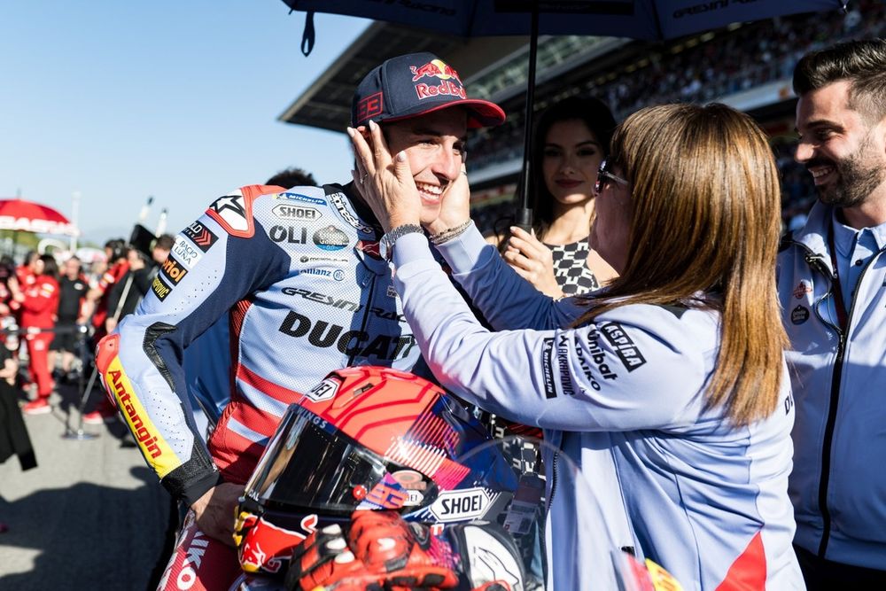 Marc Márquez aux côtés de Nadia Padovani chez Gresini Racing