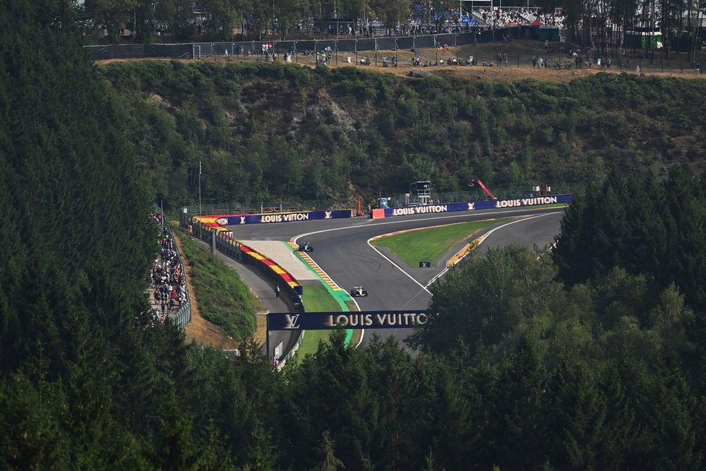 George Russell en Mercedes à Spa‑Francorchamps, analyses de la séance
