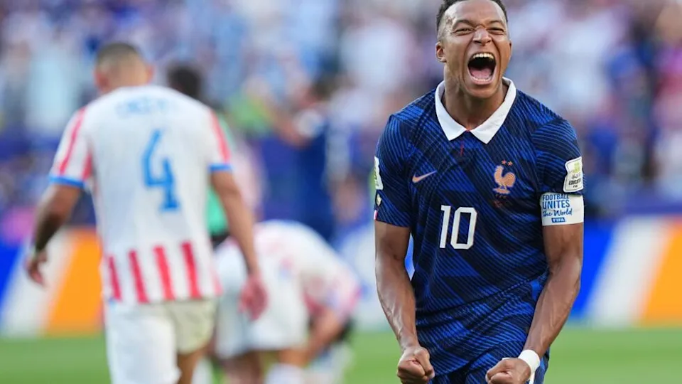 Kylian Mbappé célèbre son record de buteur du Mondial 2026