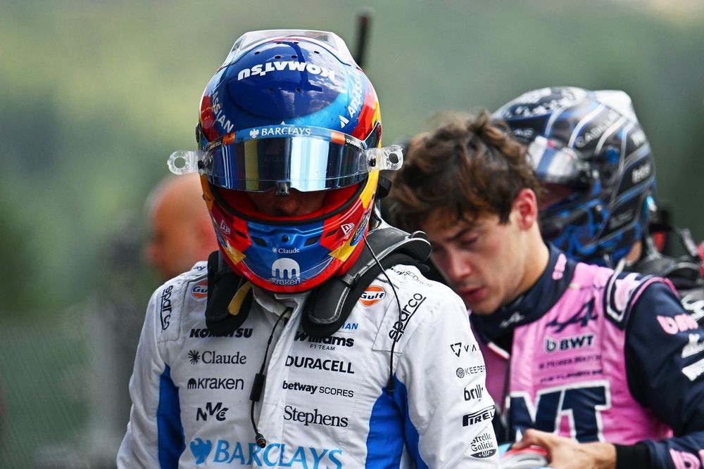 Carlos Sainz (Williams) sur le circuit de Budapest