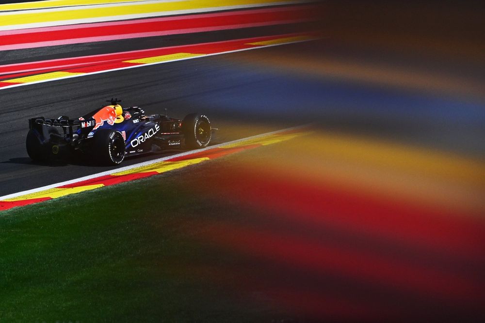 Max Verstappen, pilote Red Bull Racing, au Grand Prix de Belgique