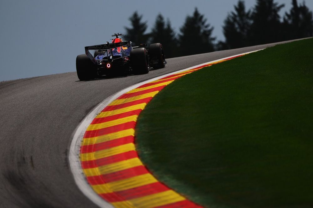 Max Verstappen pilotant la Red Bull au Grand Prix de Belgique 2026