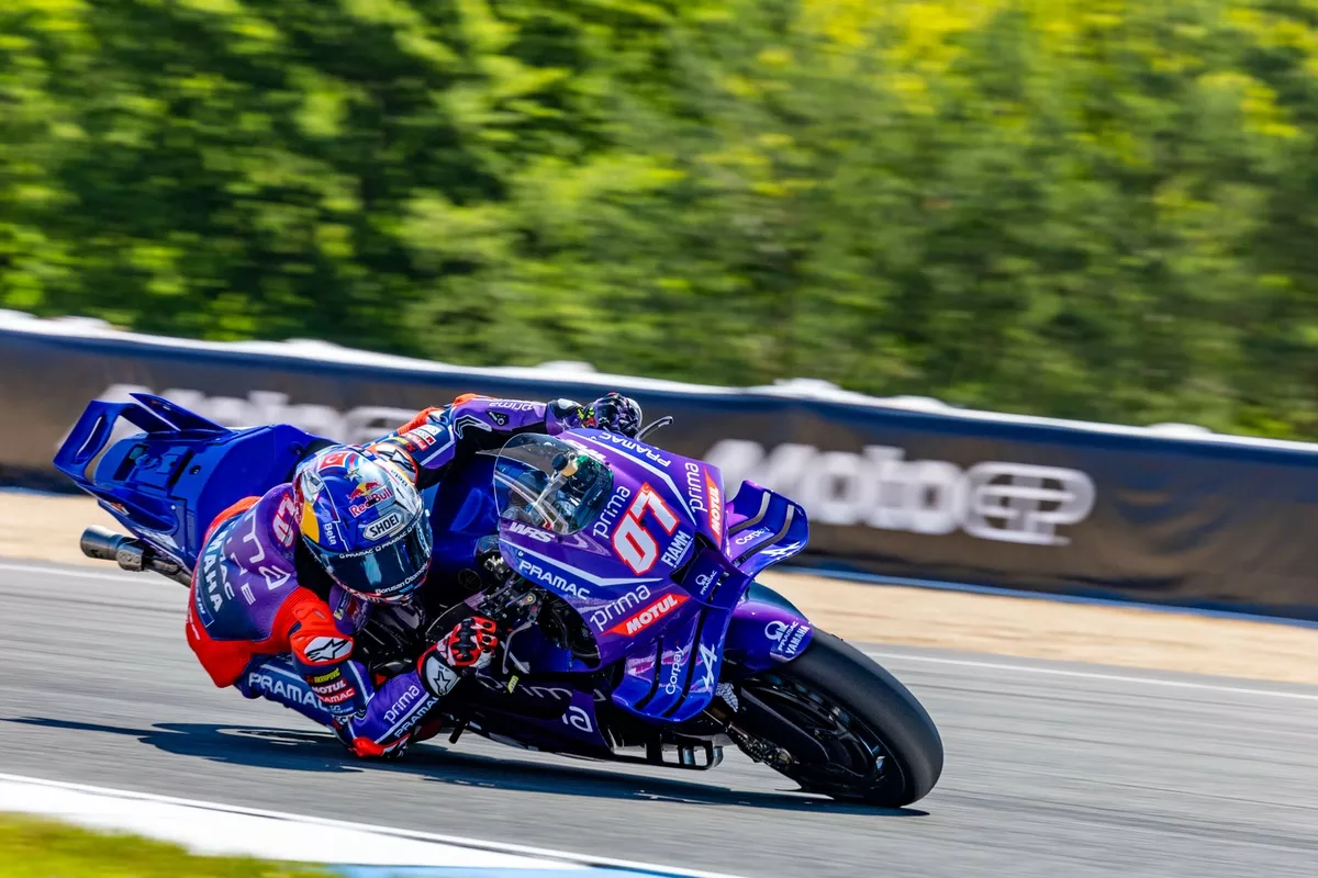 Toprak Razgatlıoglu en pleine action pour Pramac Racing