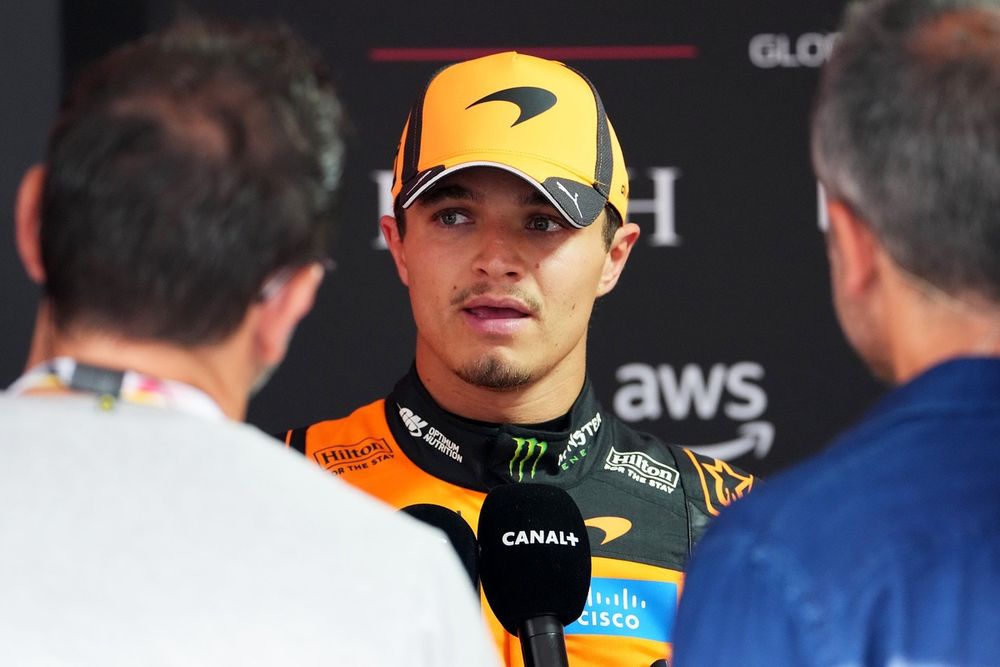 Lando Norris expliquant le contrôle partiel des pilotes sur leur voiture