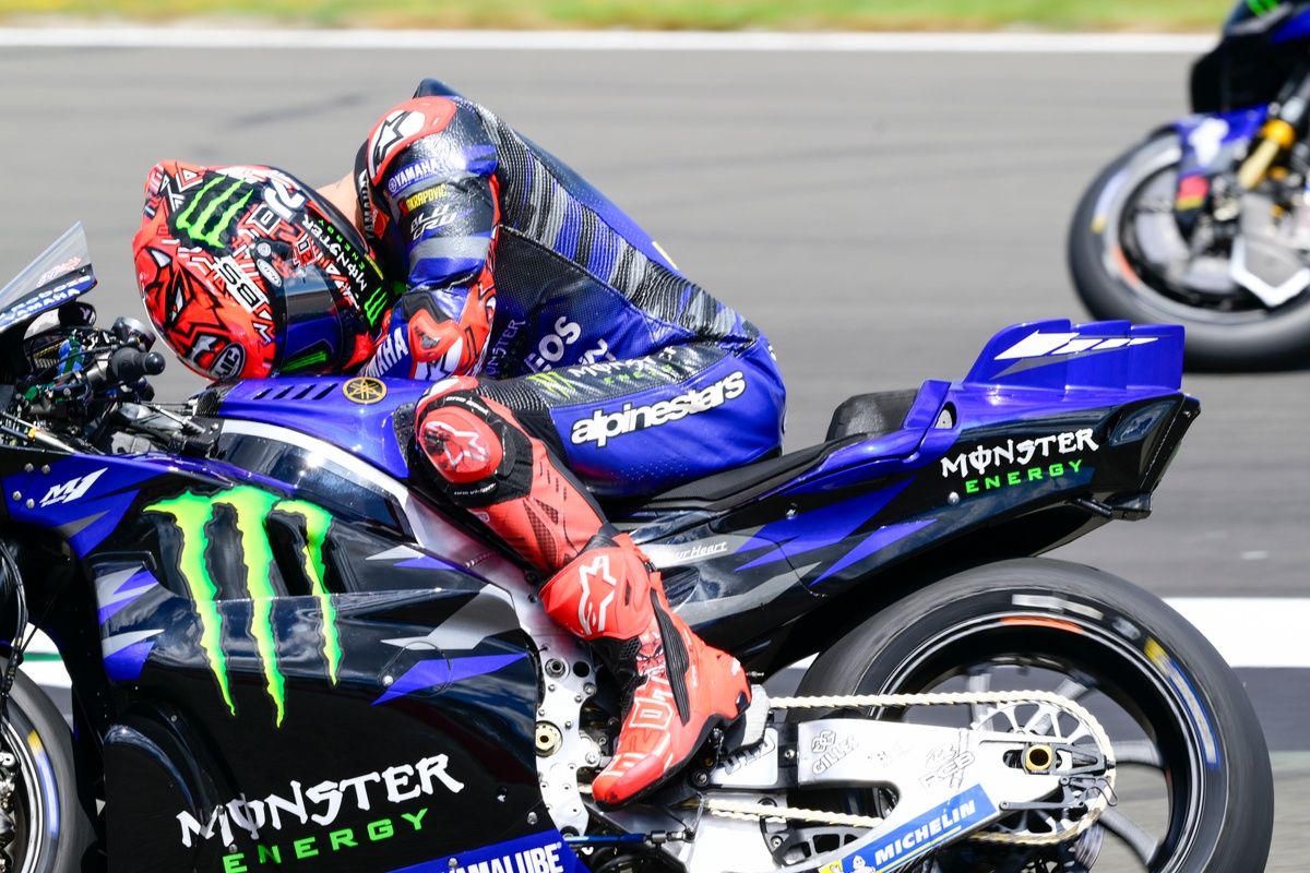 Fabio Quartararo menait avant son abandon à Silverstone en 2025