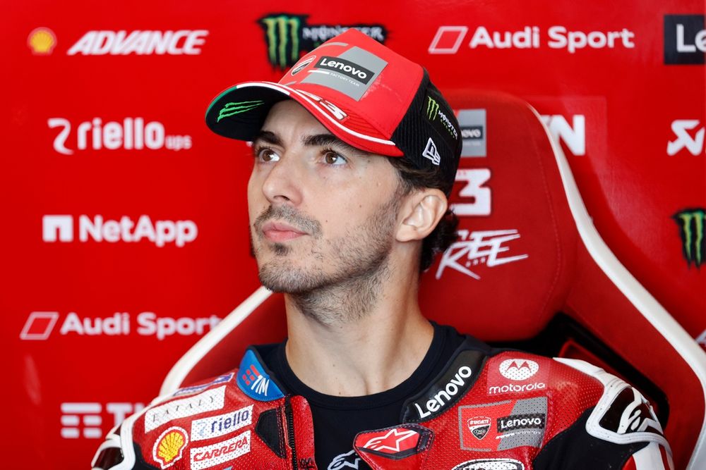 Francesco Bagnaia en plein contrôle de sa Ducati lors d’une séance d’essai