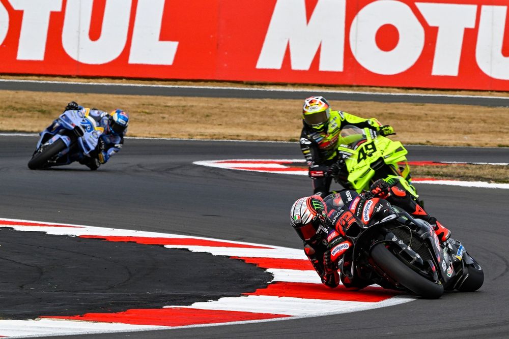 Marco Bezzecchi préparant le sprint à Silverstone