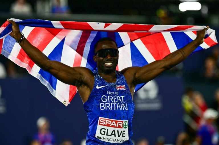 Athlétisme: le Britannique Romell Glave sacré champion d'Europe du 100 m