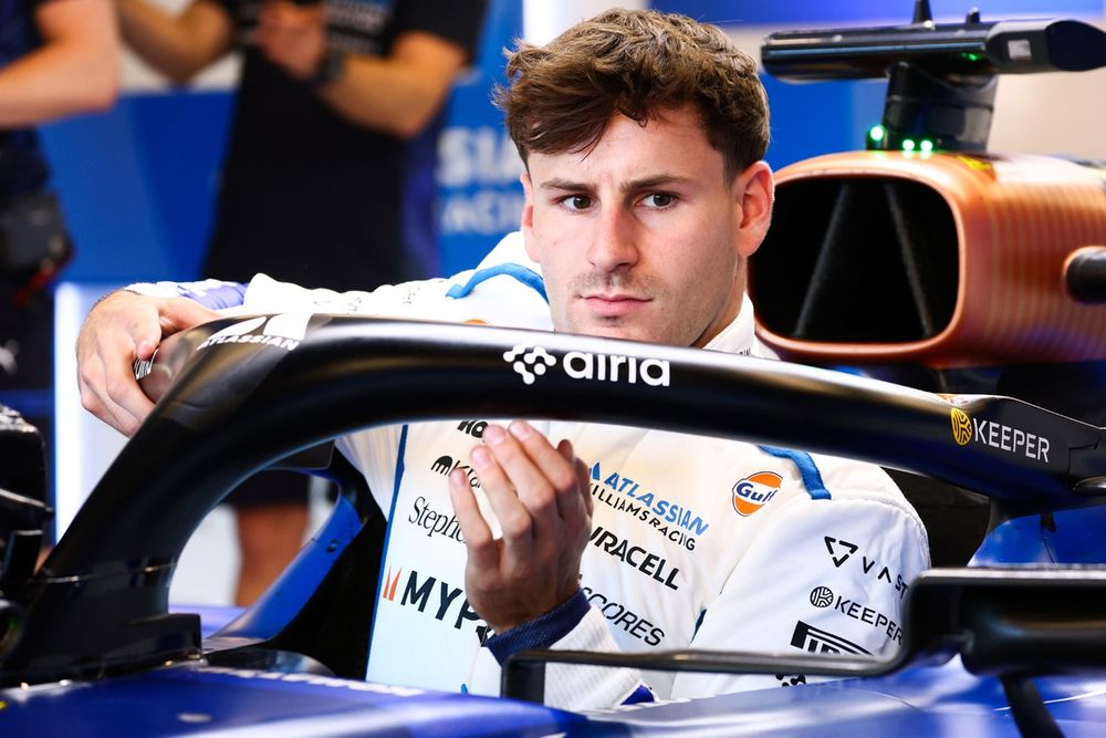 Victor Martins évoquant son apprentissage quotidien chez Williams