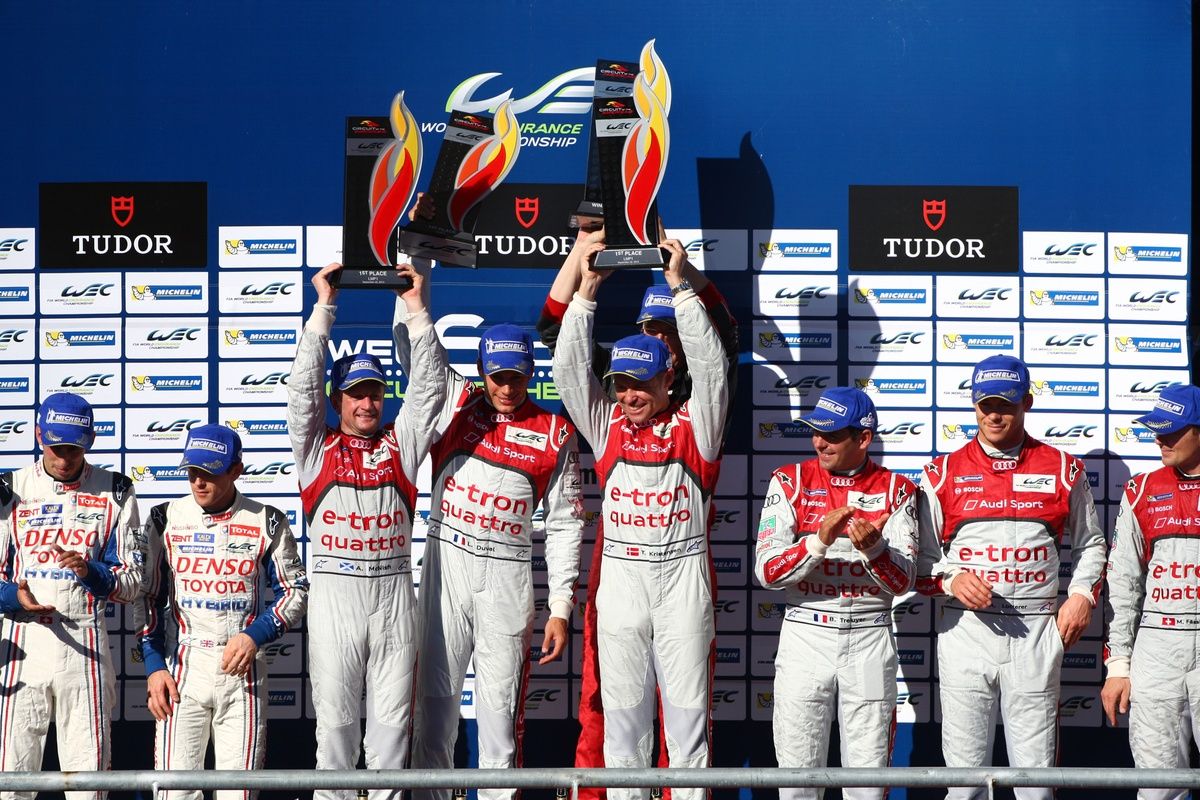 Allan McNish, champion du WEC, avant de prendre la retraite