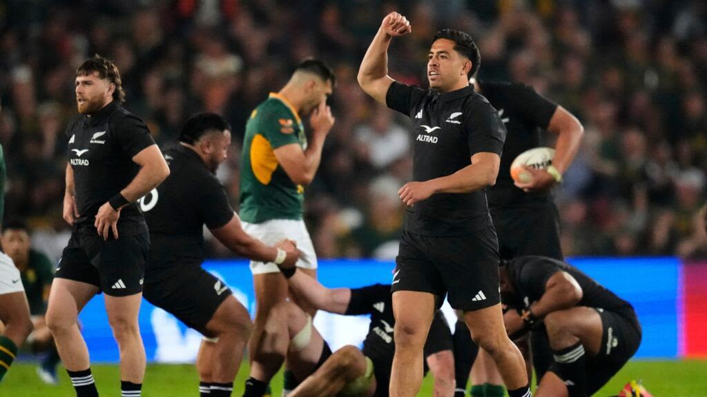 Rugby: les All Blacks font craquer l'Afrique du Sud dans le premier match d'une longue série