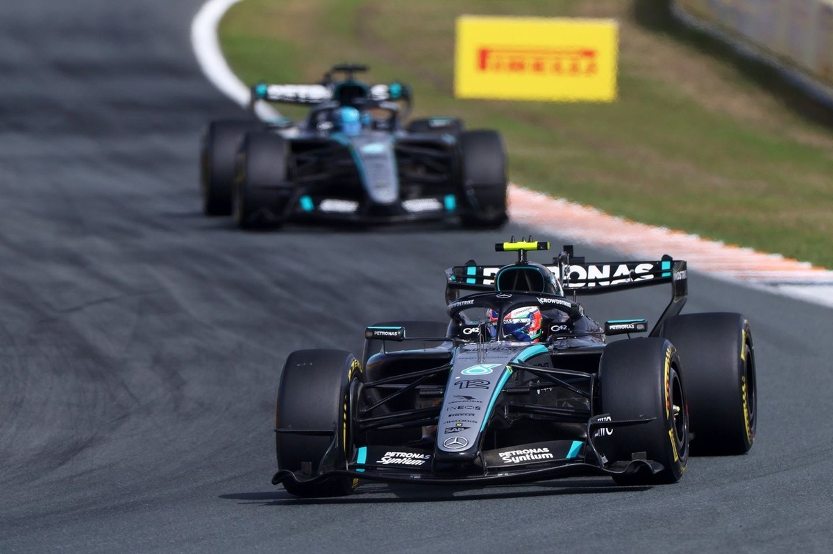 Mercedes analyse la consigne de Zandvoort avec Antonelli et Russell