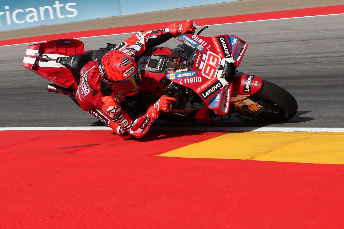 EL1 - Marc Márquez se signale d'entrée en Aragón