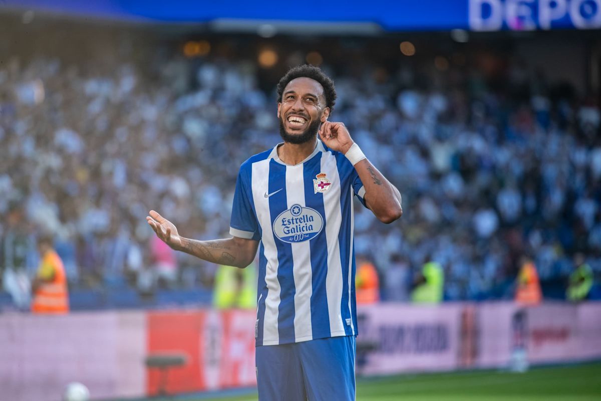 Liga: le nouveau but de Pierre-Emerick Aubameyang, en feu depuis son transfert de l'OM à La Corogne