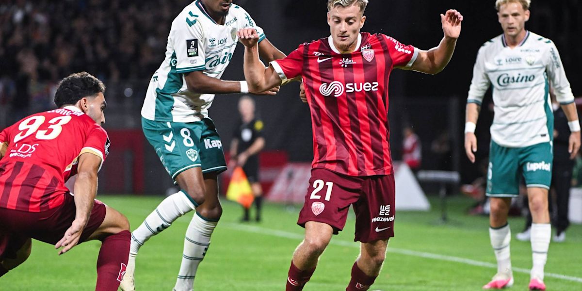 Saint-Étienne confirme son leadership en s’imposant à Dijon