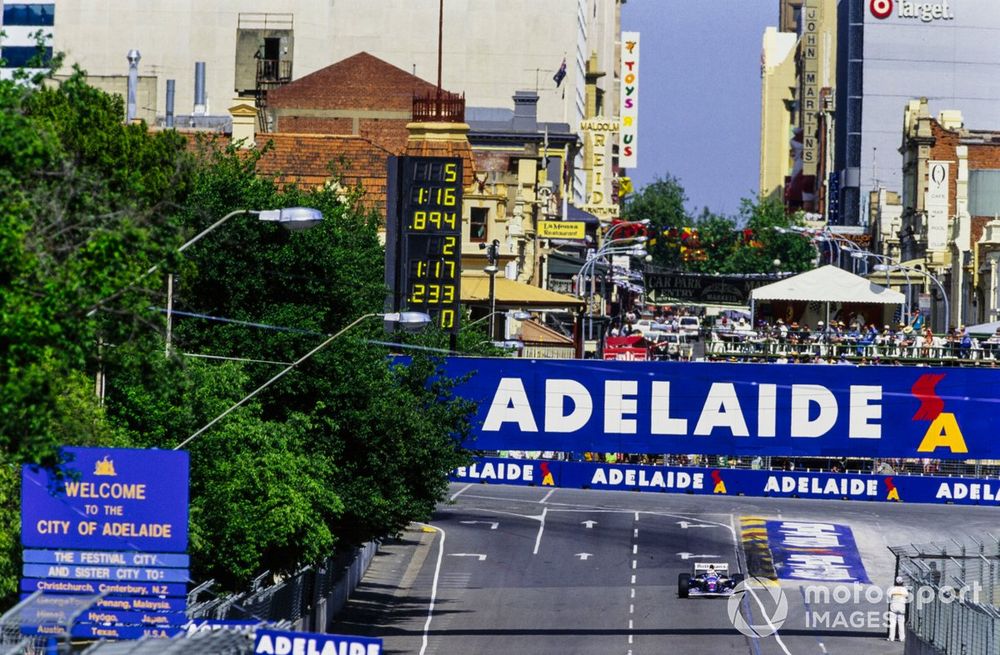 Nigel Mansell au Grand Prix de Formule 1 d’Adelaide en 1994