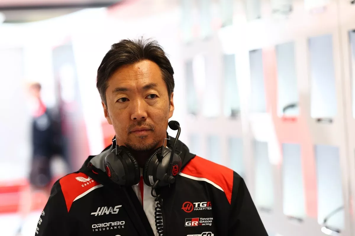 Ayao Komatsu, directeur de l'écurie Haas, lors du Grand Prix des Pays‑Bas
