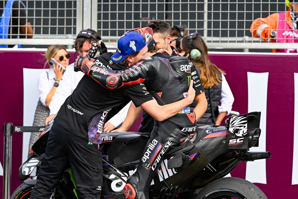 Marco Bezzecchi à Silverstone, 3ᵉ du sprint