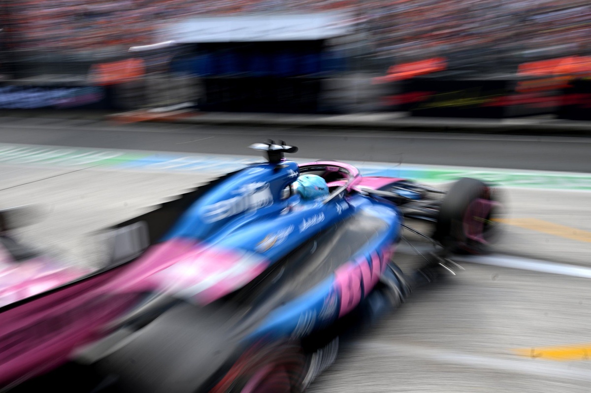 Pierre Gasly dans son Alpine à Zandvoort