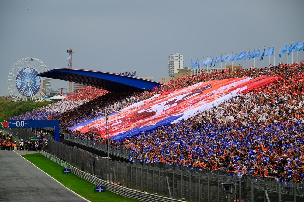 Vue du circuit de Zandvoort, dernier Grand Prix avant la suspension du calendrier