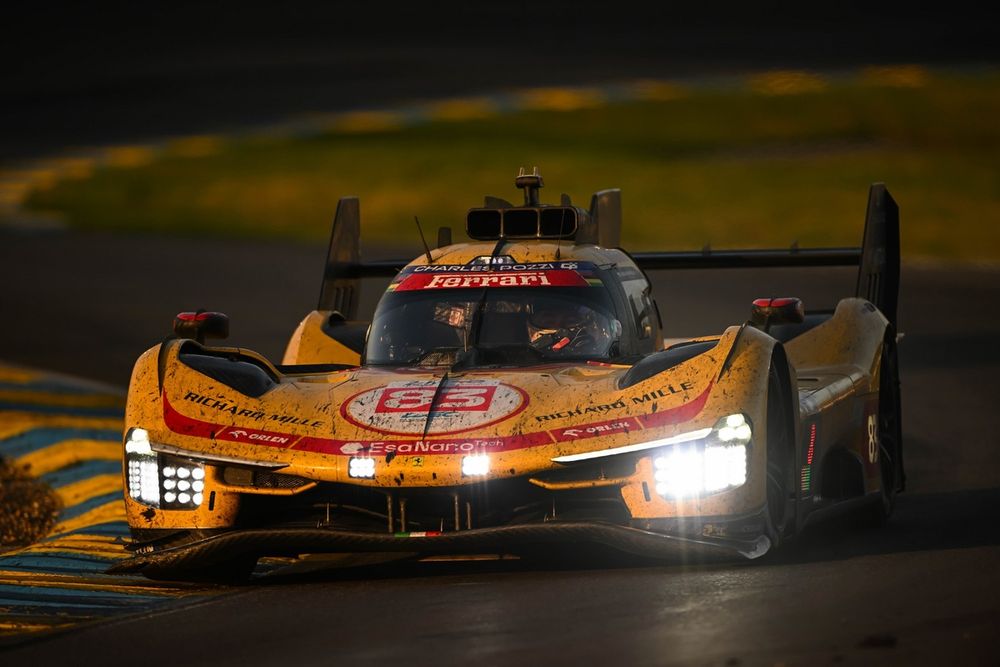 Ferrari 499P n° 83 de Robert Kubica en 2026 aux 24 Heures du Mans