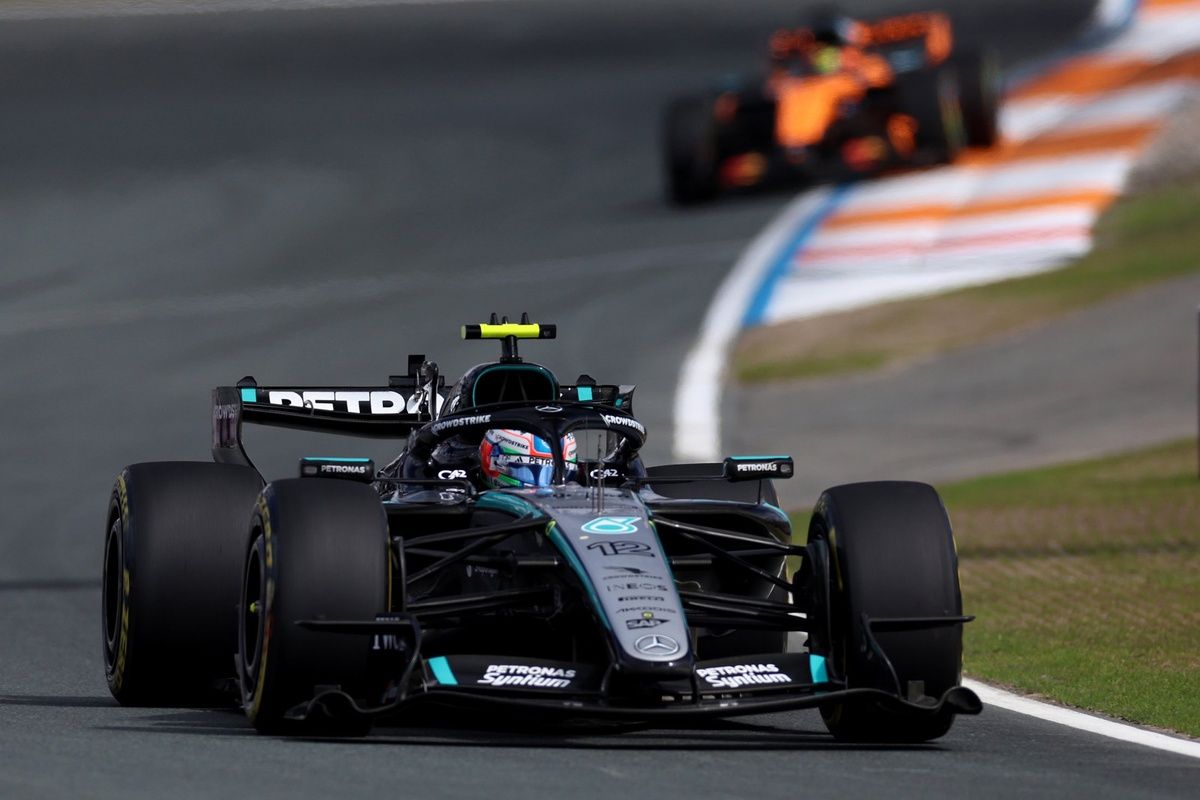 Andrea Kimi Antonelli, pilote Mercedes, au Grand Prix des Pays-Bas