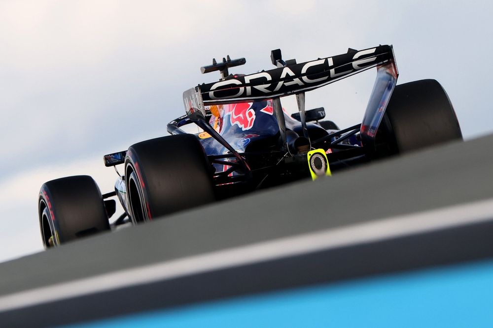 Max Verstappen au volant de la Red Bull à Zandvoort