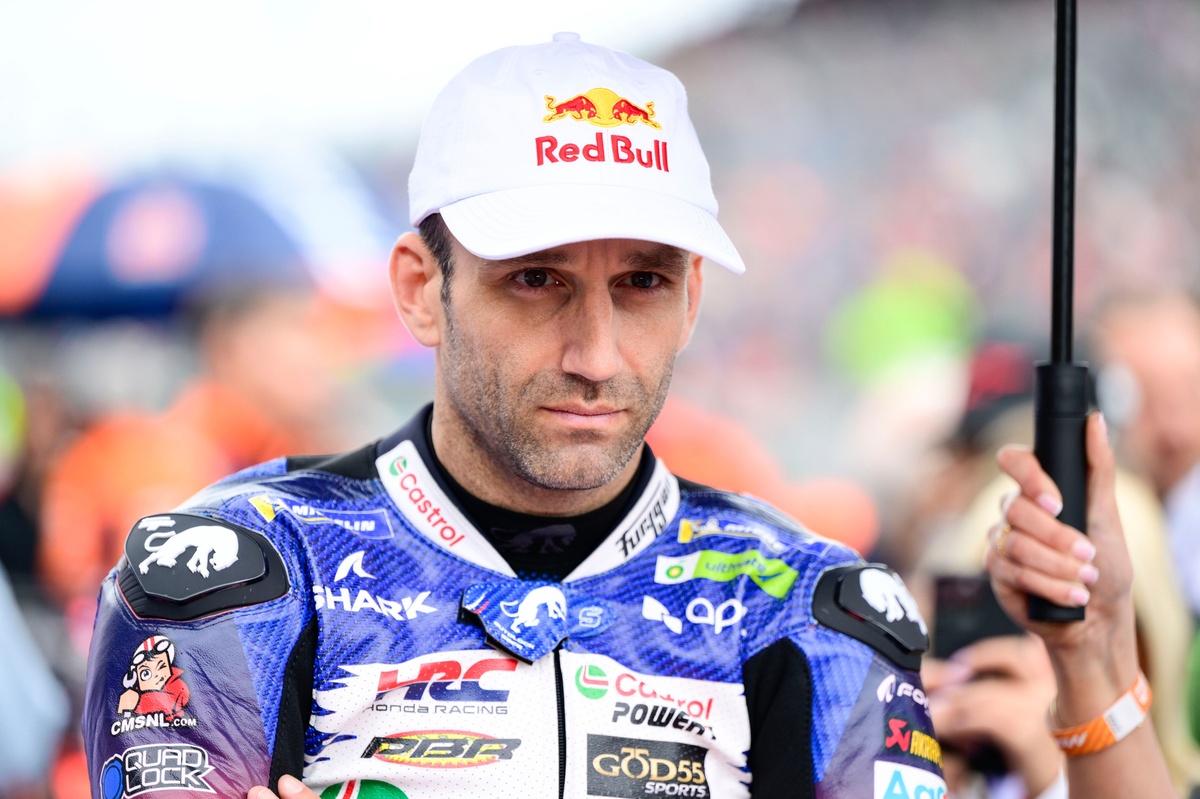 Johann Zarco sur sa moto LCR Honda
