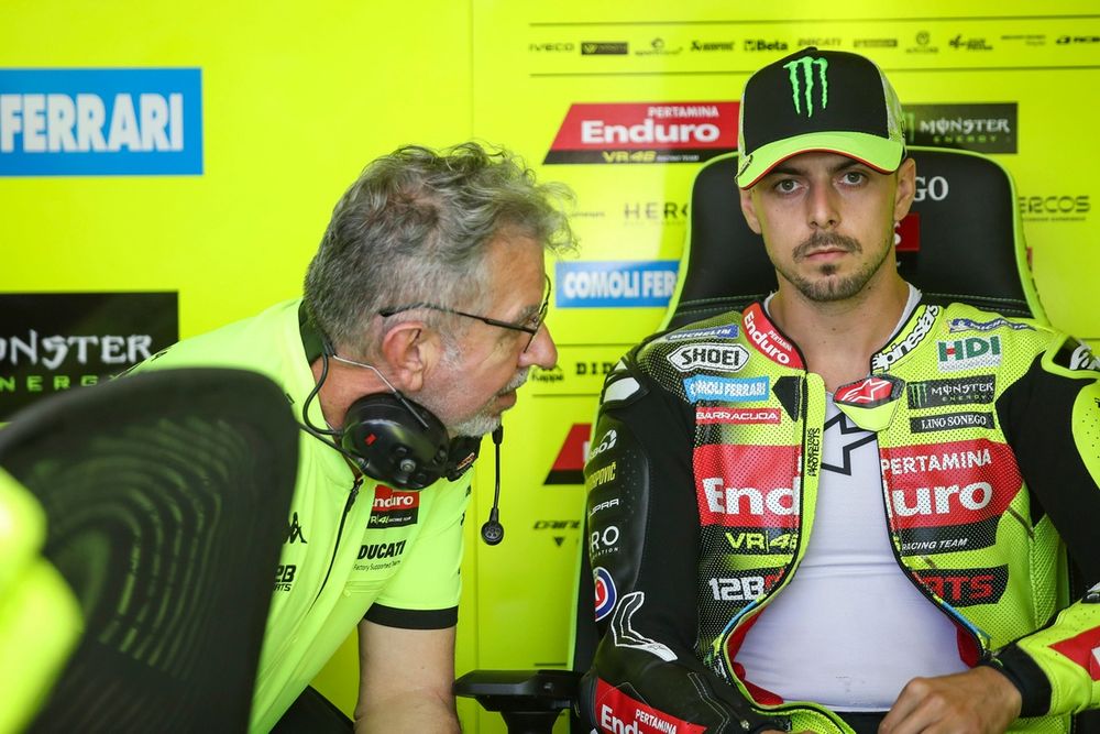 Fabio Di Giannantonio, VR46 Racing Team, au détour du circuit de MotorLand Aragón