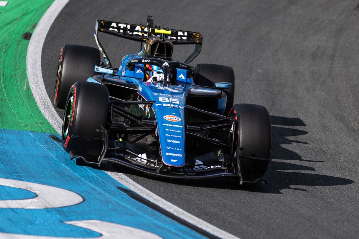 Carlos Sainz Jr. au volant de la Williams lors du Grand Prix