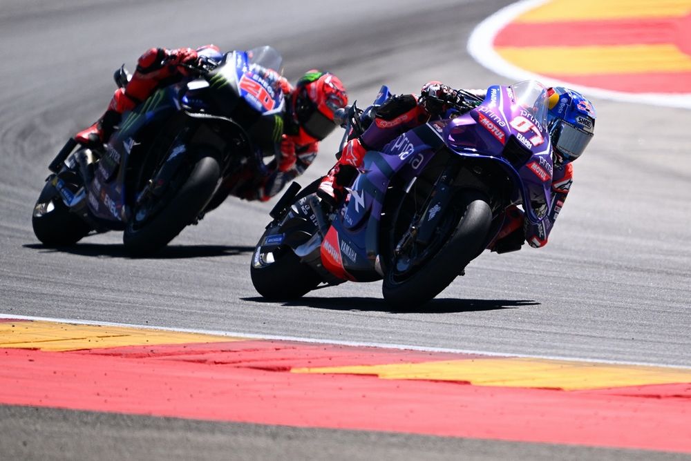 Toprak Razgatlıoglu, Fabio Quartararo et le team Yamaha à Alcañiz