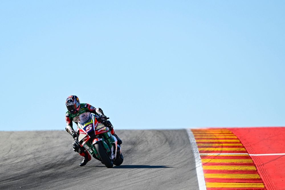 Johann Zarco en Honda lors du GP d'Aragón
